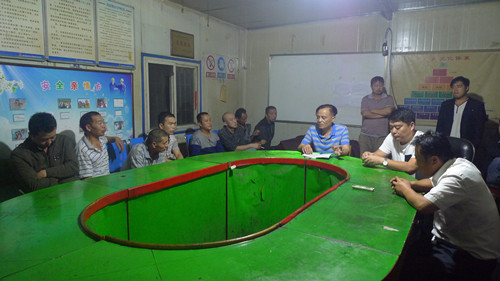 機(jī)電安裝公司召開現(xiàn)場(chǎng)會(huì)議為施工大干“再鼓勁”