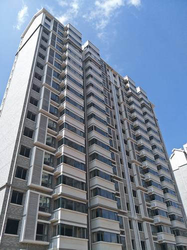 銅煤一號(hào)住宅小區(qū)牡丹園1#、2#、3#樓順利交工