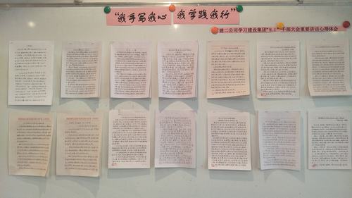 “我手寫(xiě)我心，我學(xué)踐我行”