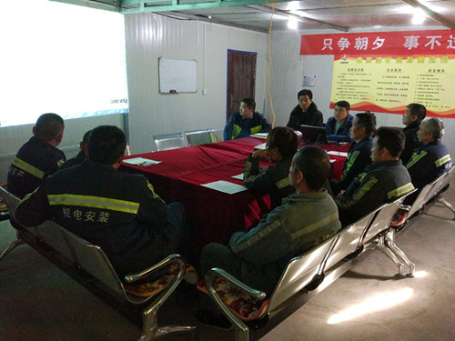 機(jī)電安裝公司：嚴(yán)細(xì)結(jié)合，全力沖刺全年安全生產(chǎn)目標(biāo)