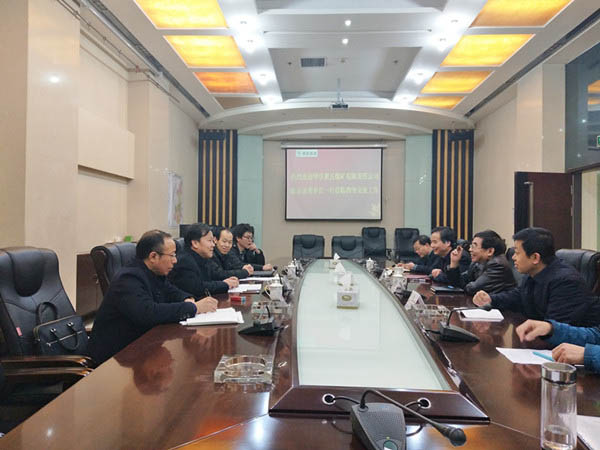 甘肅華亭黃莊煤礦有限責(zé)任公司董事長陳金錄一行蒞臨建設(shè)集團(tuán)交流工作