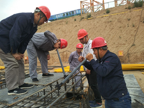 天工公司蒲城清潔能源項目部做好實測實量 嚴抓質(zhì)量管理