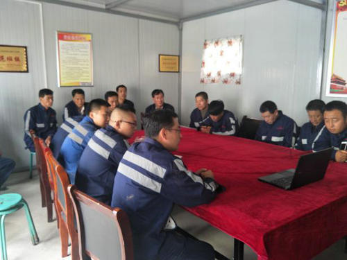 陜煤建設(shè)洗選煤運(yùn)營公司安裝第二項目部開展“生命至上、安全發(fā)展”安全猜謎活動