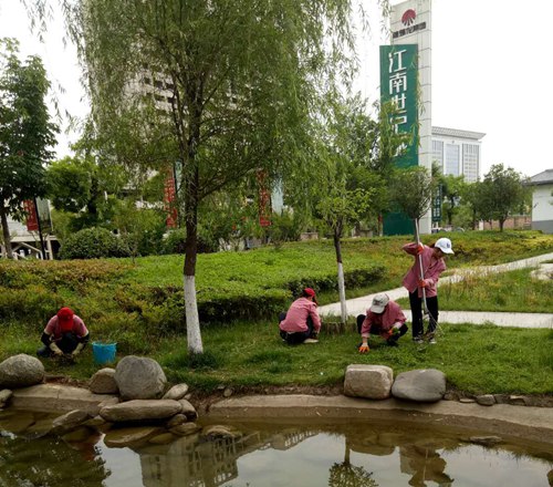 陜煤建設公司：江南世紀城“創(chuàng)衛(wèi)”有實招