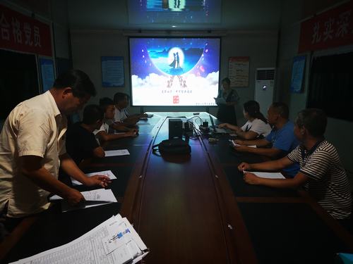 陜煤建設(shè)澄合分公司十五部別樣七夕，滿滿的幸福感