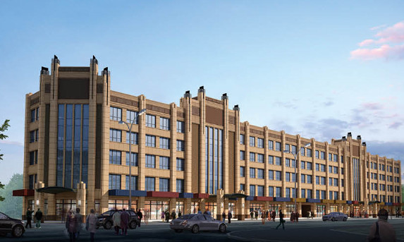 陜煤建設(shè)天工公司雅荷中央廣場1#、2#樓封頂