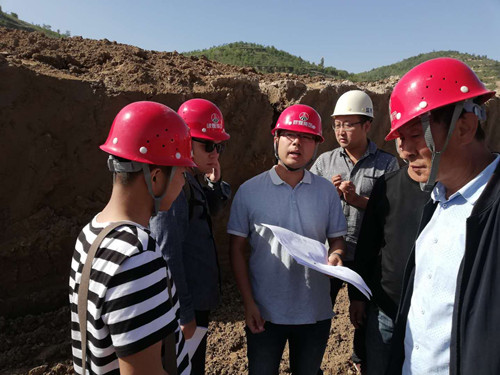 陜煤建設(shè)天工公司土建三部清澗北國棗業(yè)紅棗深加工項目基槽驗收順利通過