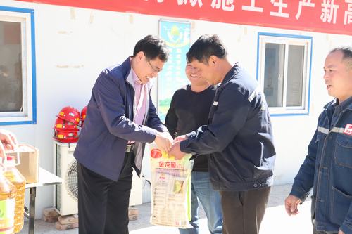 司正林深入礦建二公司車村項目部、天工瑞能項目部走訪慰問