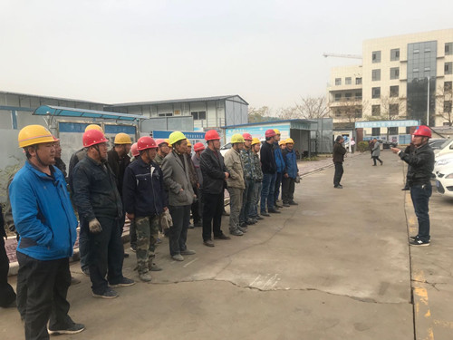 陜煤建設天工公司土建十五部時刻嚴把安全質量關