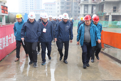 陜煤建設漢中分公司赴陜六建南關正街項目對標交流