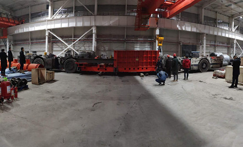 陜煤建設(shè)機電安裝公司曹家灘項目部春節(jié)施工斗志高