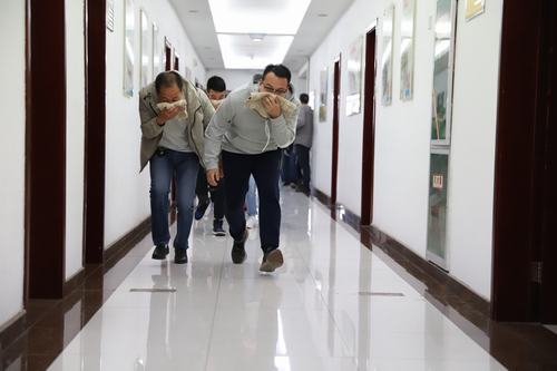 陜煤建設(shè)洗選煤分公司開(kāi)展消防火災(zāi)應(yīng)急演練活動(dòng)