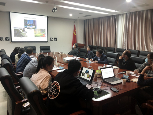 陜煤建設(shè)公司召開(kāi)藍(lán)山水岸項(xiàng)目景觀綠化設(shè)計(jì)方案匯報(bào)會(huì)