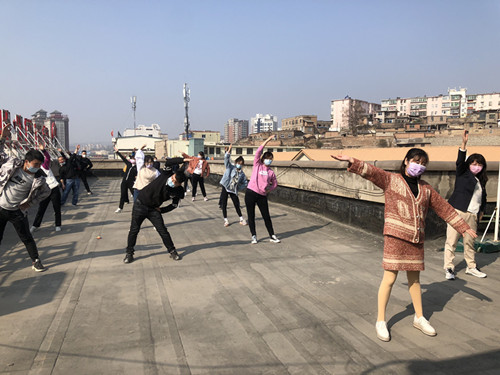 陜煤建設機電安裝公司：工間操“嗨”起來