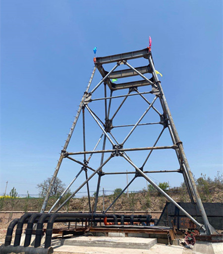 陜煤建設(shè)機(jī)電安裝公司：彬長小莊礦進(jìn)風(fēng)立井管路安裝工程施工正酣