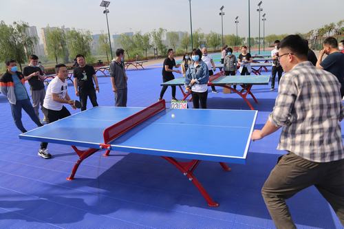 陜煤建設咸陽分公司開展“慶五一”乒乓球、跳繩比賽主題活動
