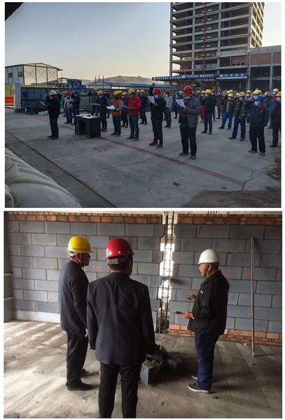 天工公司承建的神木杏花園辦公、公寓樓工程安全先行保質(zhì)量