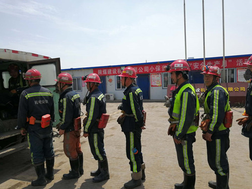 陜煤建設(shè)機電安裝公司小保當項目部大干如火如荼