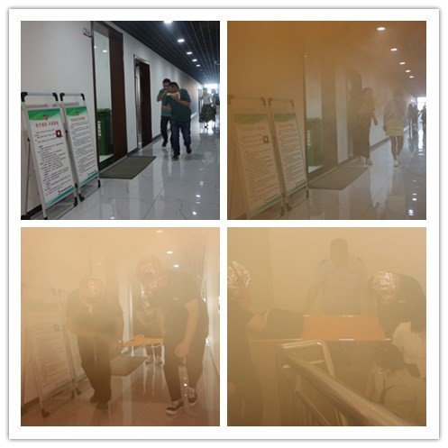 陜煤建設物資公司消防火災應急演練不馬虎