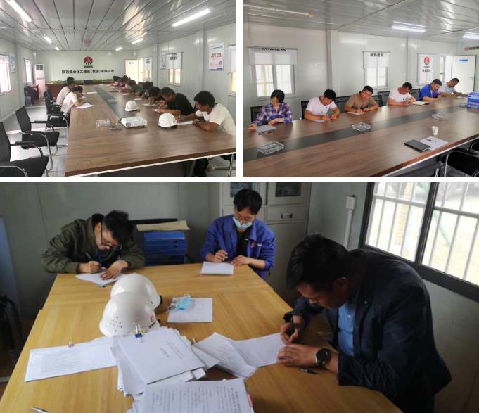 陜煤建設(shè)綠宇公司“逢查必考”、“逢會必考” 提升全員安全素質(zhì)