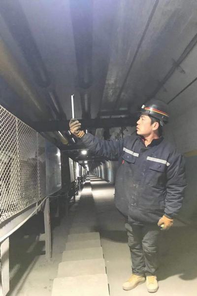 陜煤建設礦建二公司車村項目部主副井供暖系統(tǒng)形成