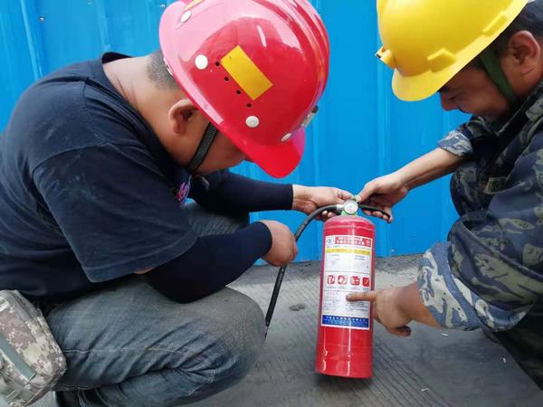 陜煤建設韓城分公司安裝第四項目部：生產(chǎn)再忙 安全不忘