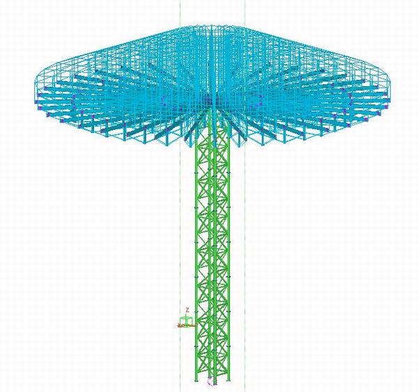 陜煤建設(shè)銅煤公司施工的四川中儲(chǔ)糧超規(guī)模危險(xiǎn)性較大工程淺圓倉鋼桁架高支撐體系施工順利實(shí)施