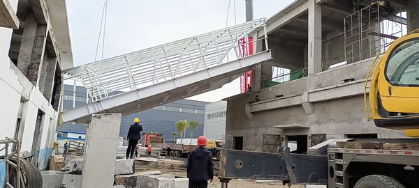 陜煤建設天工公司施工的小保當新增排矸系統(tǒng)工程主體結(jié)構(gòu)順利完工
