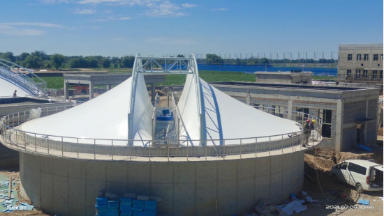 陜煤建設(shè)天工公司施工的VOCS治理項目反吊膜安裝圓滿完成