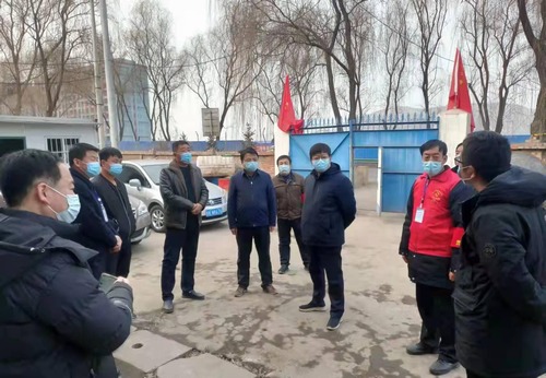 彬州市委常委、統(tǒng)戰(zhàn)部部長郭嘉楠一行蒞臨陜煤建設(shè)路橋分公司彬長項目部檢查指導(dǎo)疫情防控工作