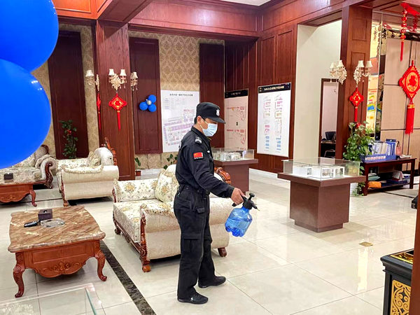 建設集團大秦置業(yè)公司：嚴把防疫“第一線”，常態(tài)化管控不放松