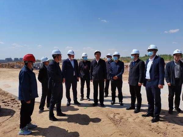 榆林市委副書記、市委黨校校長(zhǎng)李雄斌一行蒞臨榆林市委黨校新校區(qū)項(xiàng)目檢查指導(dǎo)工作