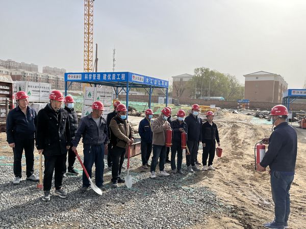陜煤建設(shè)天工公司土建三部開展“舉演練大旗，促安全生產(chǎn)”主題應(yīng)急演練