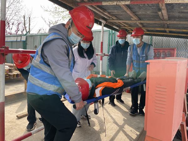 建設(shè)集團(tuán)韓城分公司：黃金五月天，給你滿滿的“安全感”