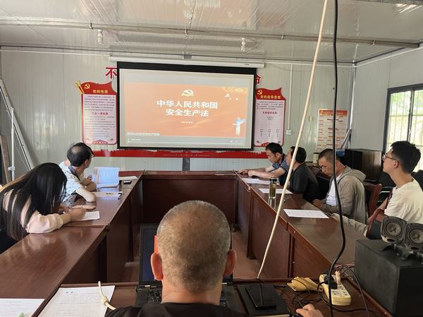 陜煤建設渭南分公司第五項目部兩項舉措強化安全管理，加強安全生產(chǎn)再升級