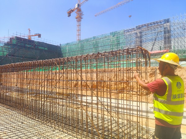 陜煤建設洗選煤運營公司第七項目部：戰(zhàn)高溫 保安全 促進度