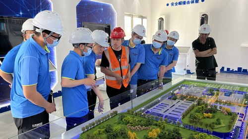 陜煤建設(shè)路橋分公司綏德縣第二凈水廠項(xiàng)目多舉措讓工地“靚”新顏