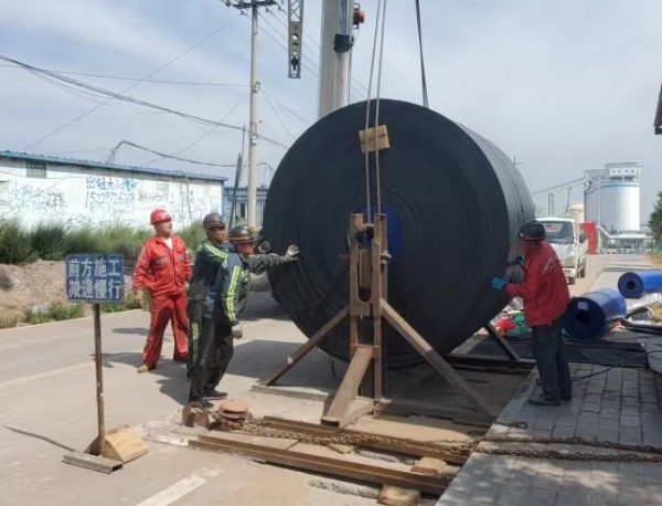 陜煤建設(shè)機電安裝公司神府項目部：提前兩天完成換帶工作