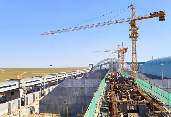 陜煤建設(shè)洗選煤運營公司第七項目部：中秋不停工，現(xiàn)場戰(zhàn)正酣