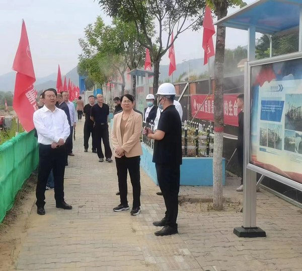 綏德縣委常委、副縣長苗立群一行蒞臨綏德縣第二凈水廠項目檢查指導(dǎo)工作