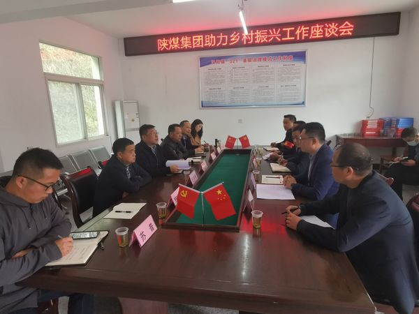 陜煤集團(tuán)助力鄉(xiāng)村振興辦主任徐國強(qiáng)蒞臨陜煤建設(shè)集團(tuán)定點(diǎn)幫扶村調(diào)研指導(dǎo)工作
