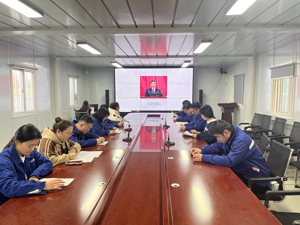 陜煤建設(shè)渭南分公司第十一項目部在學(xué)習(xí)貫徹黨的二十大精神中凝聚奮進力量
