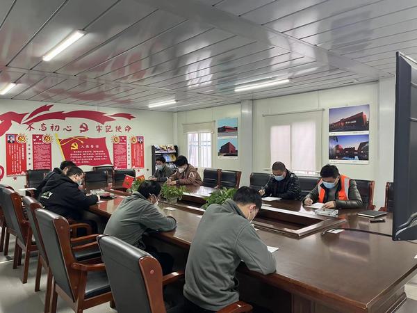 陜煤建設銅煤公司基層黨支部開展黨的二十大知識測試活動