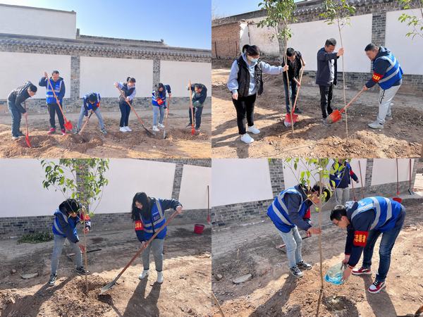 陜煤建設韓城分公司土建四項目部：栽種綠色希望，不負青春時光