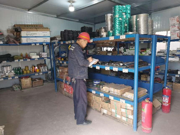 陜煤建設(shè)漢中分公司強化物資管理 當(dāng)好項目部“后勤兵”