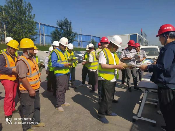 陜煤建設天工公司土建四部按下“節(jié)能降碳、你我同行” 快捷鍵