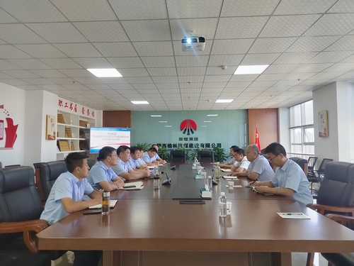 陜西陜煤嘉恒建設(shè)管理公司到陜煤建設(shè)榆林公司調(diào)研座談