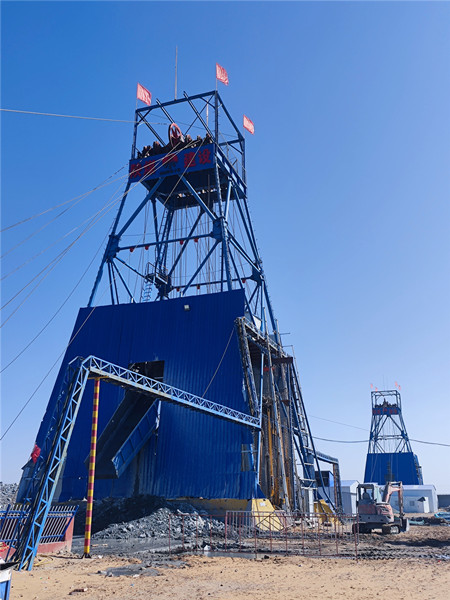 陜煤建設礦建三公司小保當一號礦井二號進、回風立井順利完工