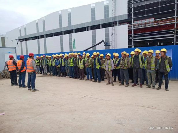 陜煤建設(shè)漢中分公司漢鋼新建中厚板項(xiàng)目：搶抓十月黃金期，工程建設(shè)加速度