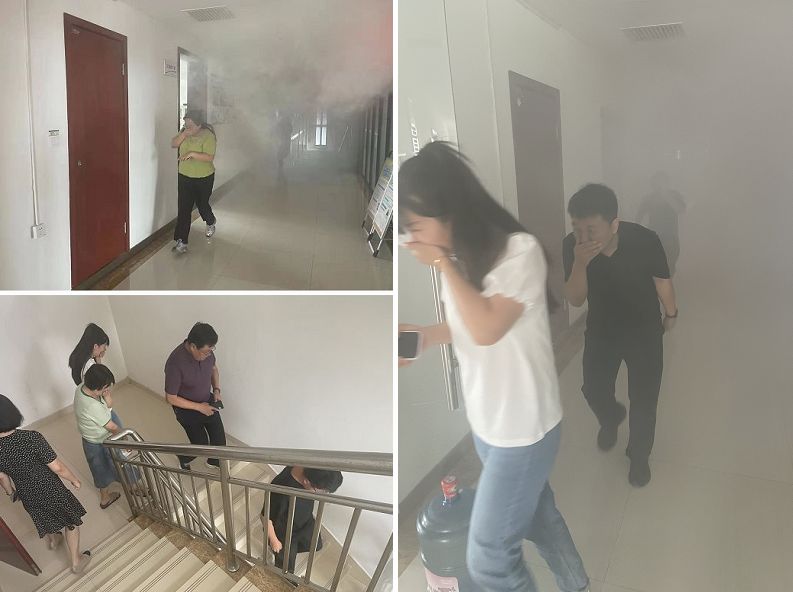陜煤建設天工公司：聚鄰里單位合力助演練，依應急方案逃生顯真章